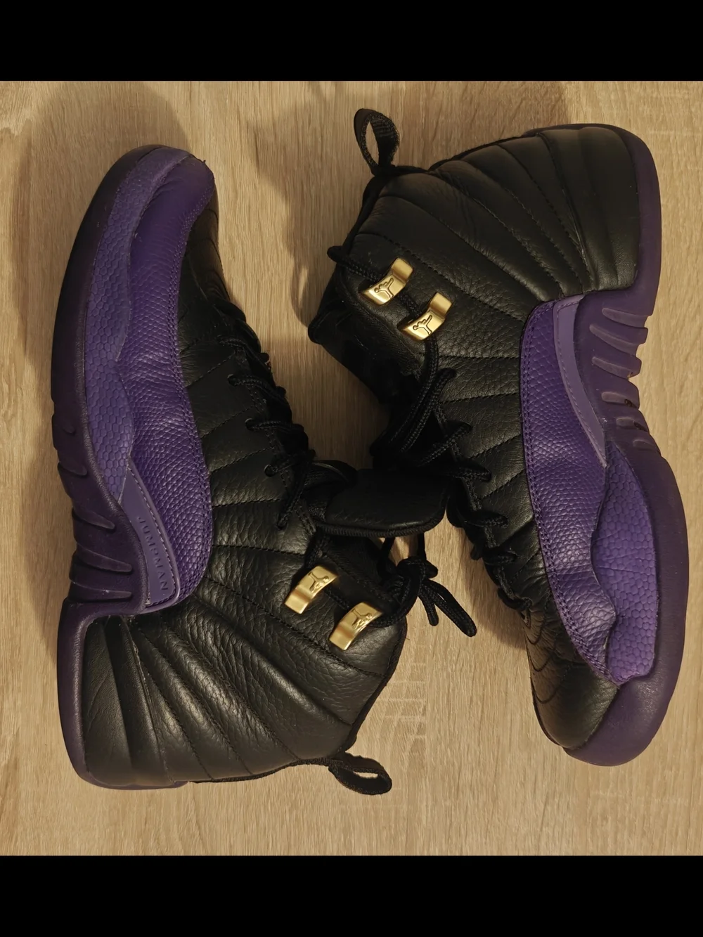Nike Air Jordan 12 Retro GS Field Purple Black - Size 6.5Y - 153265-057
